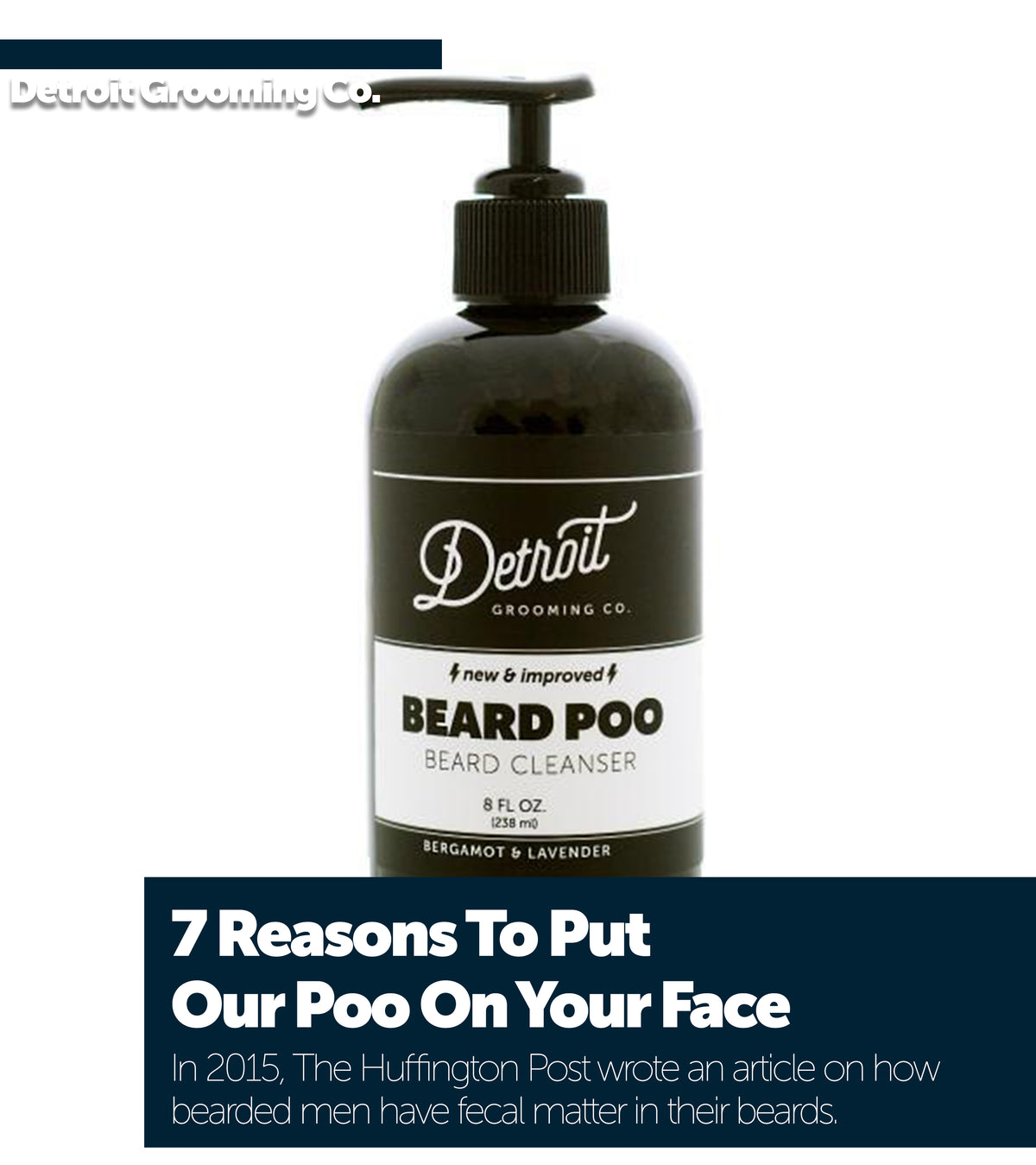 7 Reasons To Put Our Poo On Your Face