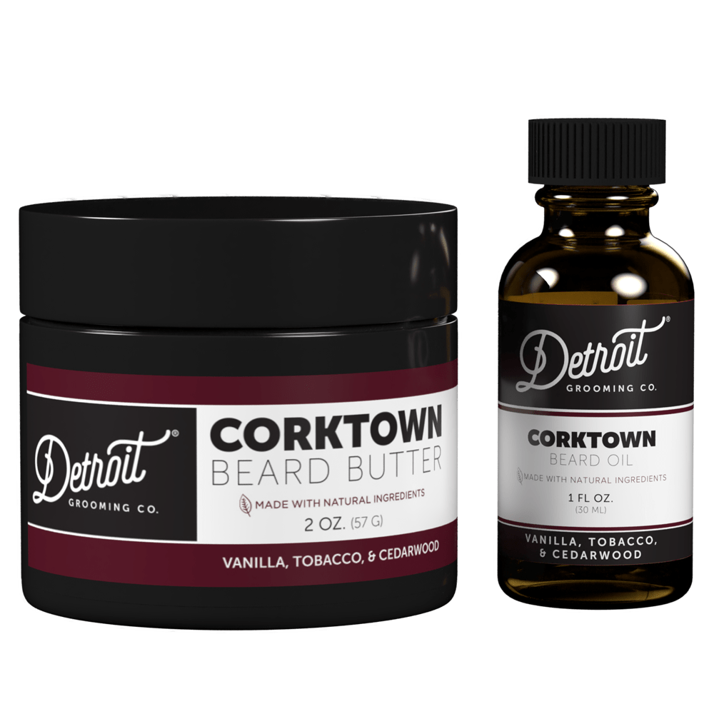 Detroit Grooming Co. Bundle Corktown Duo - Beard Butter and Beard Oil