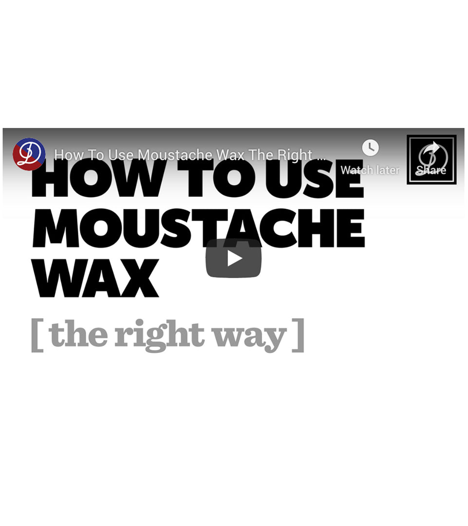 How to Use Moustache Wax The Right Way