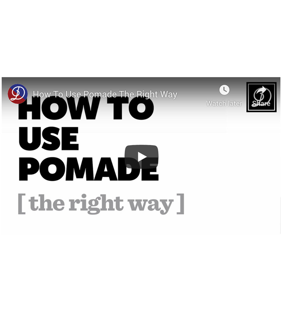 How To Use Pomade Video