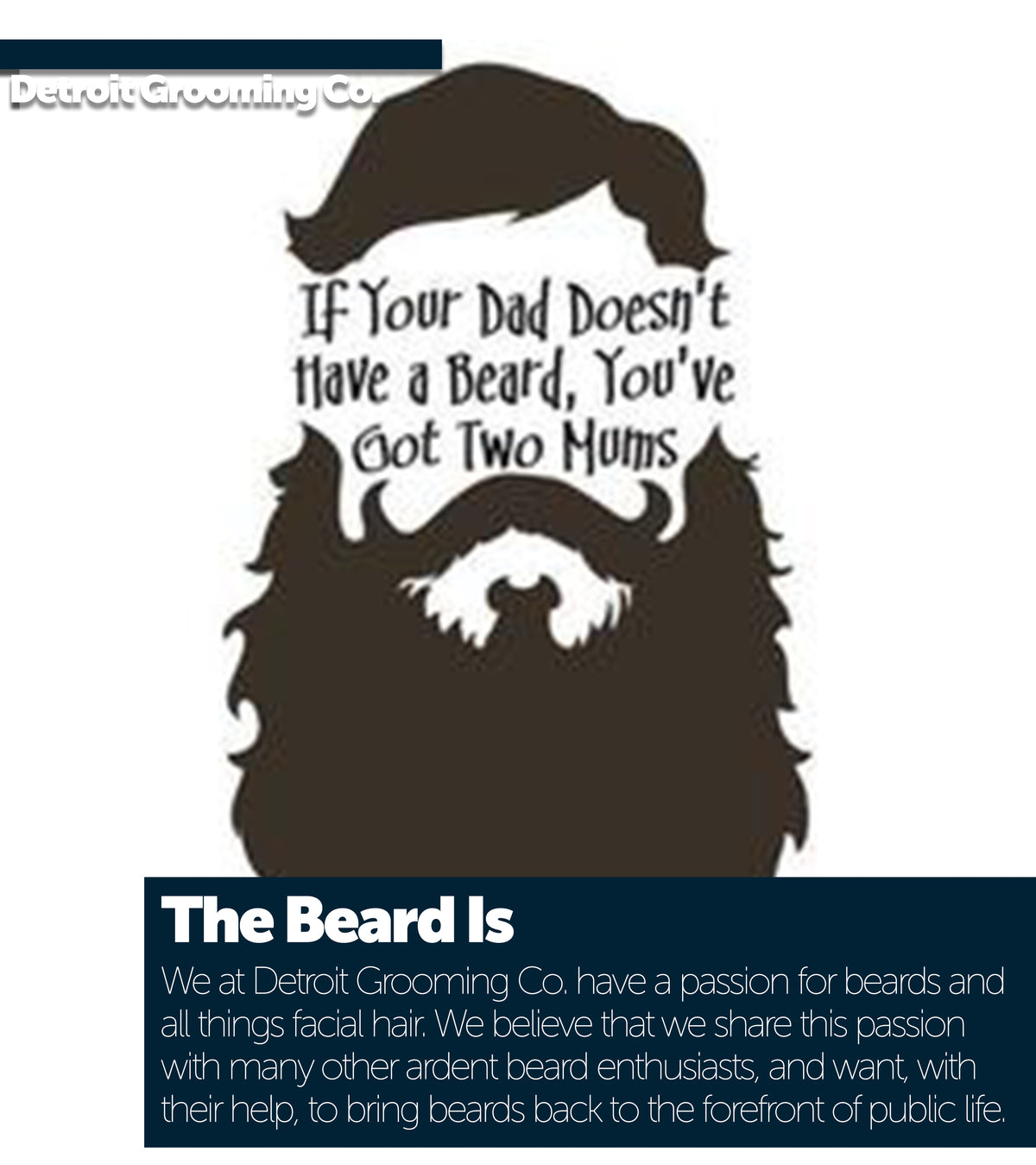Detroit Grooming Co: The Beard Is
