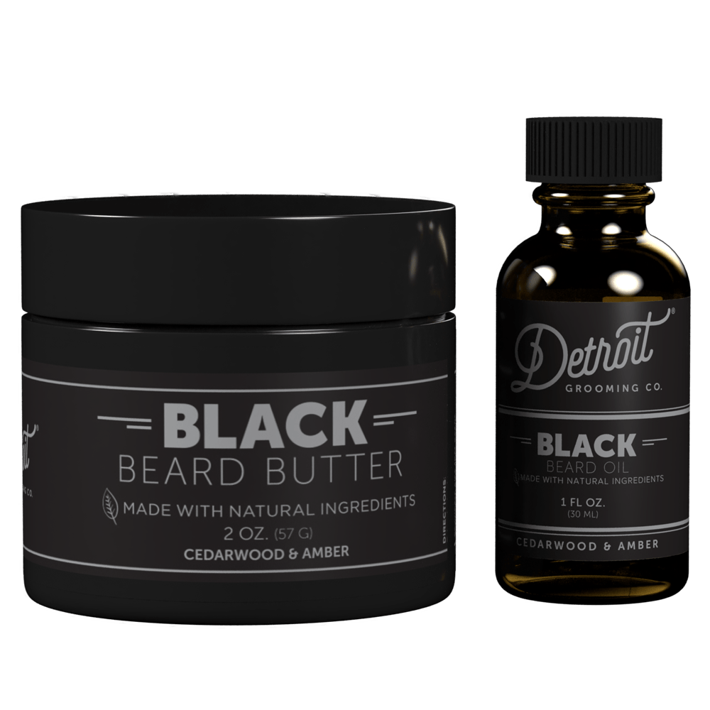 Detroit Grooming Co. Bundle Black Duo - Beard Butter and Beard Oil