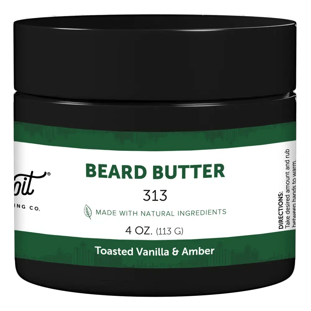 4 oz. Beard Butter | '313' Toasted Vanilla & Amber | Beard Balm