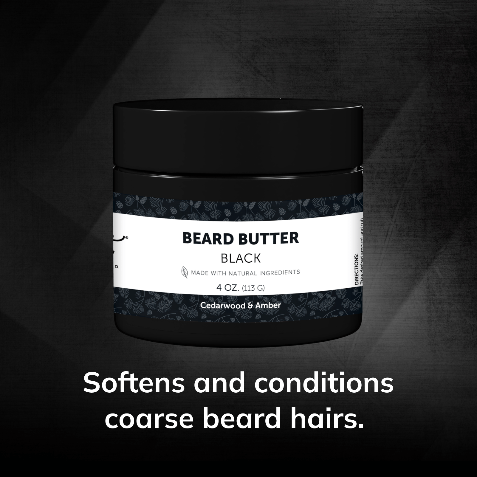 Detroit Grooming Co. Butter Beard Butter - Black 4 Oz