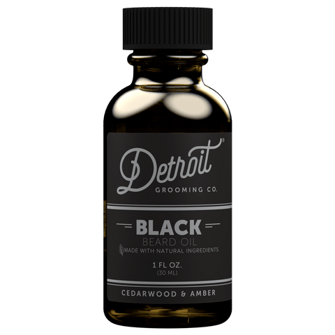 Detroit Grooming Co. Grooming Oils Black Label 1 oz. 'Black' Beard Oil 1 oz.